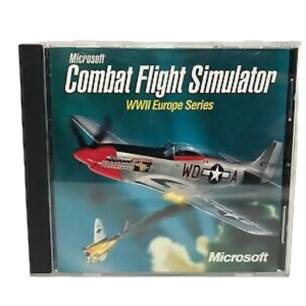 10/$25🦋 Microsoft Combat Flight Simulator: WWII Europe Series CD-ROM